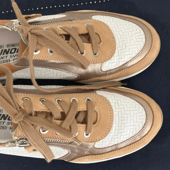 Mephisto Women's Brown and White Casual Sneakers - Picture 6 of 6